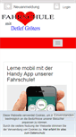 Mobile Screenshot of fahrschule-groeters.de