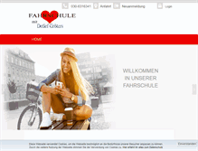 Tablet Screenshot of fahrschule-groeters.de